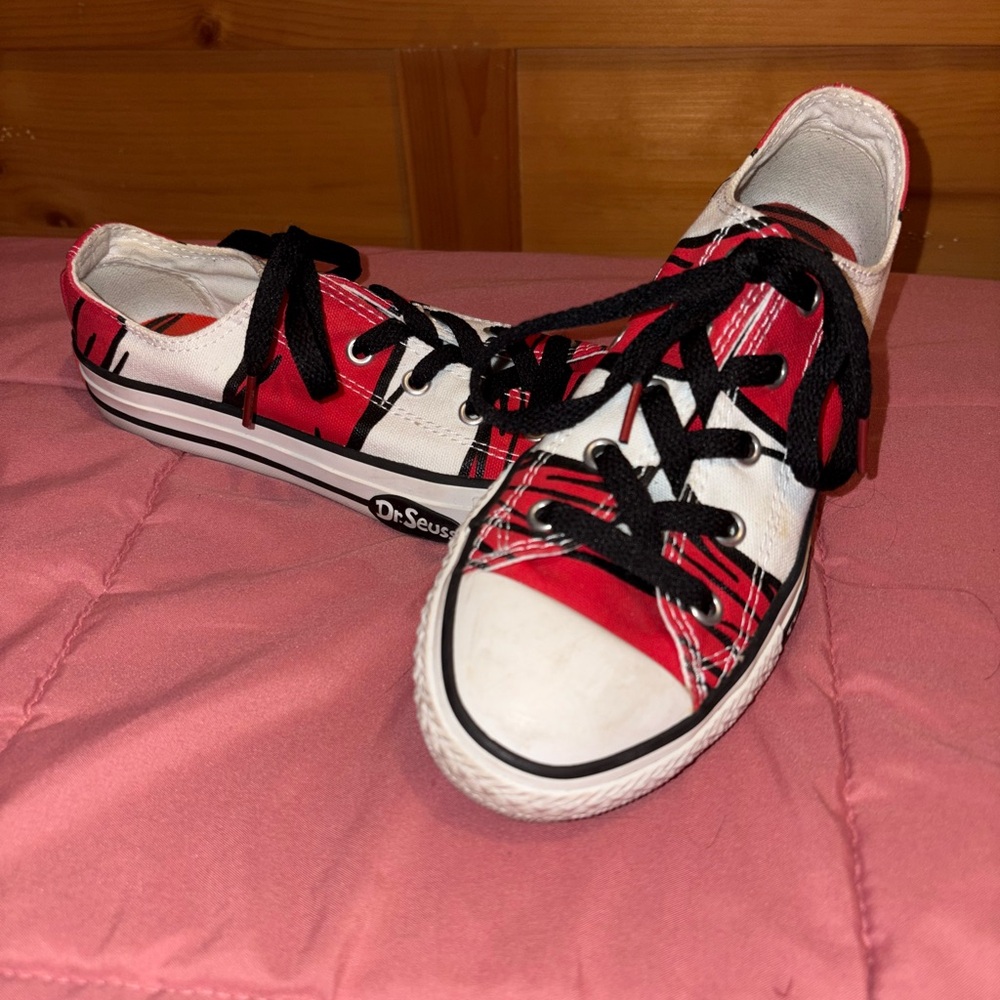 Converse Limited Edition Dr. Seuss’s Cat in the Hat Kids Sneakers